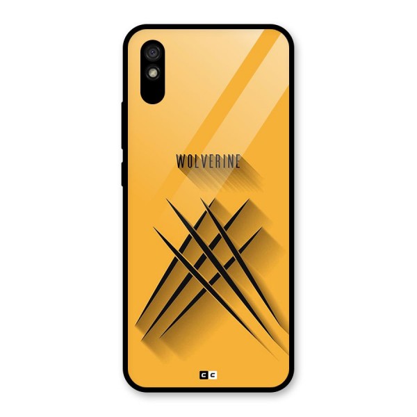 Logan Claw Glass Back Case for Redmi 9i