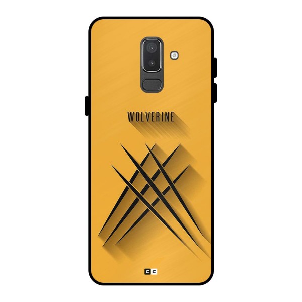 Logan Claw Metal Back Case for Galaxy On8 (2018)