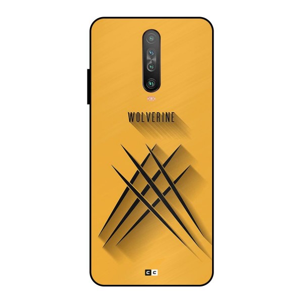 Logan Claw Metal Back Case for Poco X2