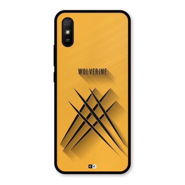 Logan Claw Metal Back Case for Redmi 9i