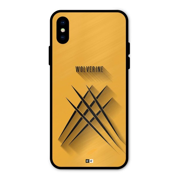 Logan Claw Metal Back Case for iPhone X