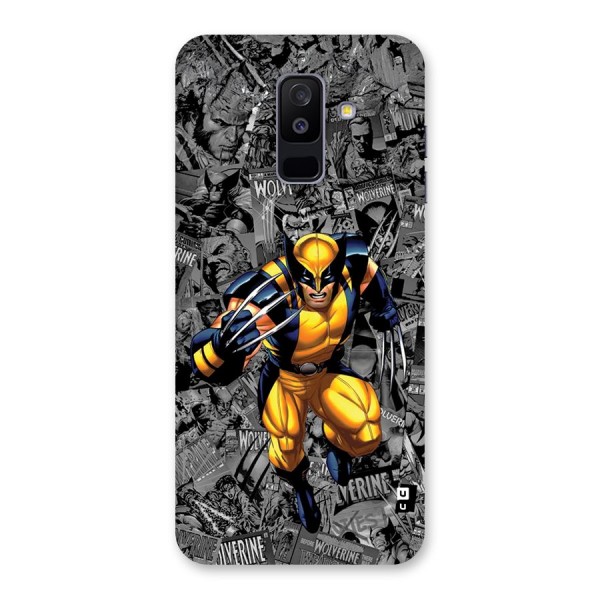 Logan Stance Back Case for Galaxy A6 Plus