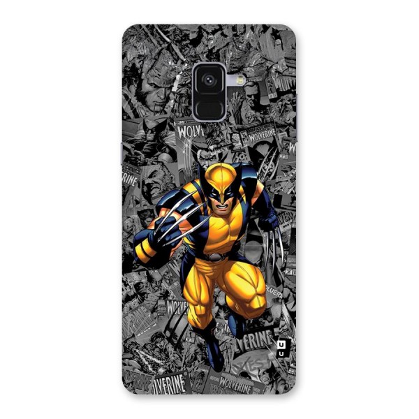 Logan Stance Back Case for Galaxy A8 Plus