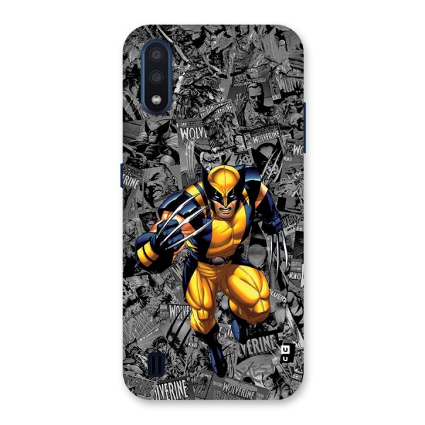 Logan Stance Back Case for Galaxy M01