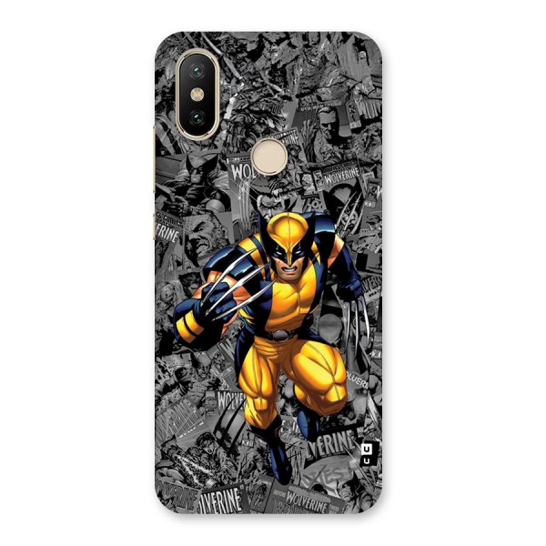 Logan Stance Back Case for Mi A2