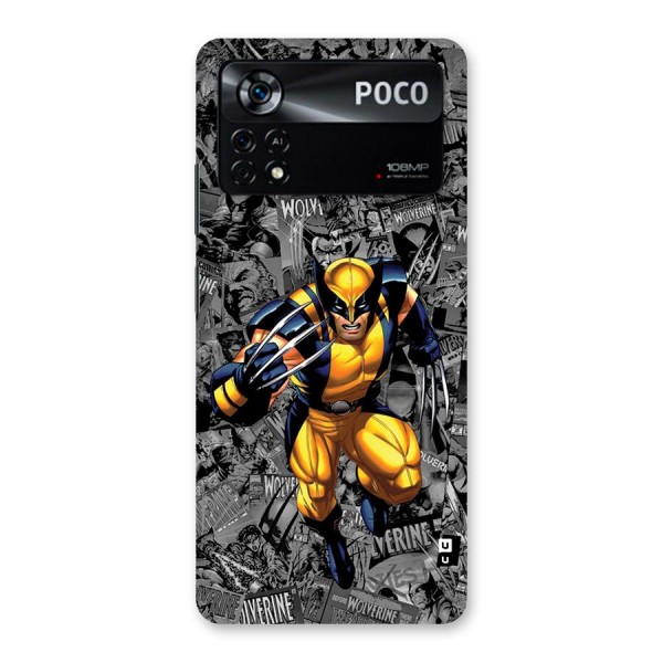 Logan Stance Back Case for Poco X4 Pro 5G