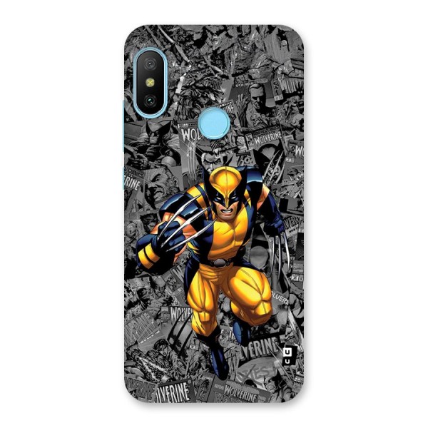 Logan Stance Back Case for Redmi 6 Pro