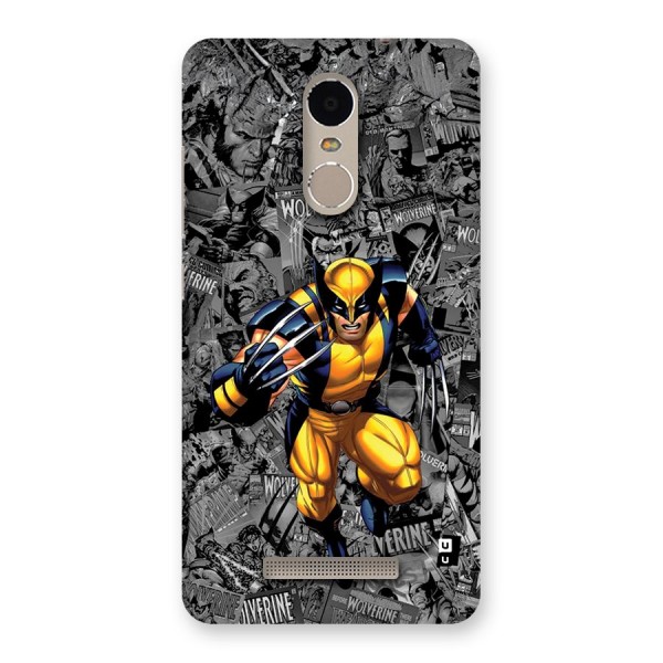 Logan Stance Back Case for Redmi Note 3