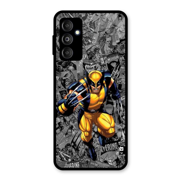 Logan Stance Glass Back Case for Galaxy M14 5G