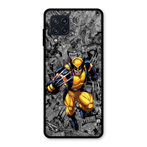 Logan Stance Glass Back Case for Galaxy M32