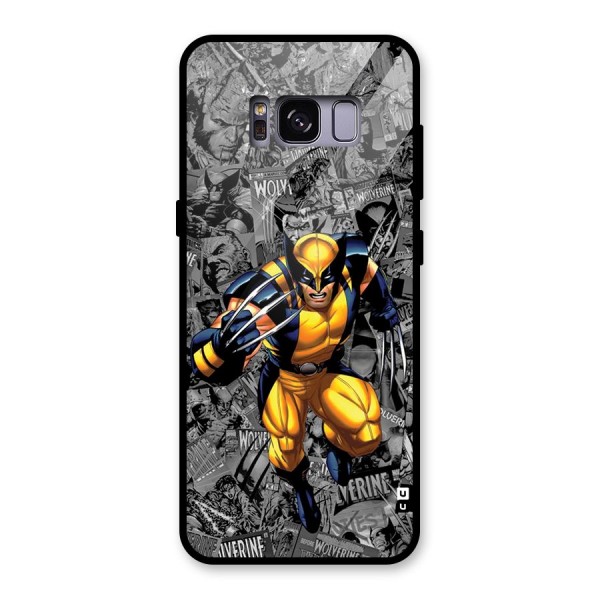 Logan Stance Glass Back Case for Galaxy S8