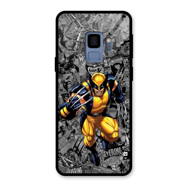 Logan Stance Glass Back Case for Galaxy S9