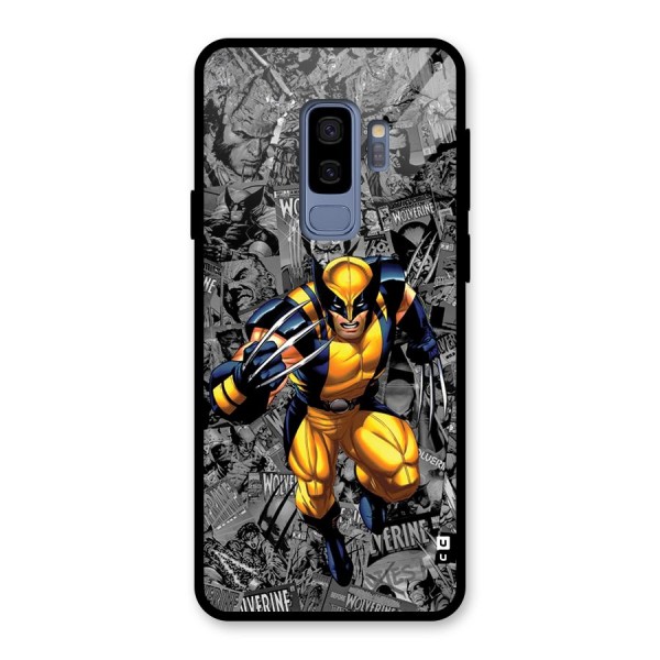 Logan Stance Glass Back Case for Galaxy S9 Plus