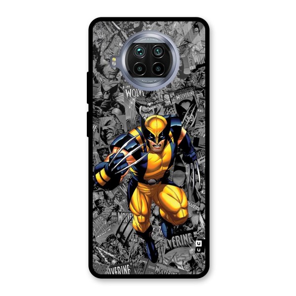 Logan Stance Glass Back Case for Mi 10i