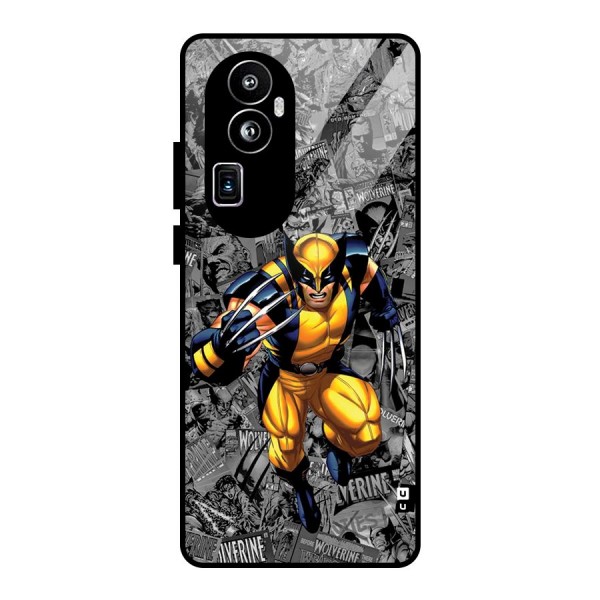 Logan Stance Glass Back Case for Oppo Reno10 Pro Plus