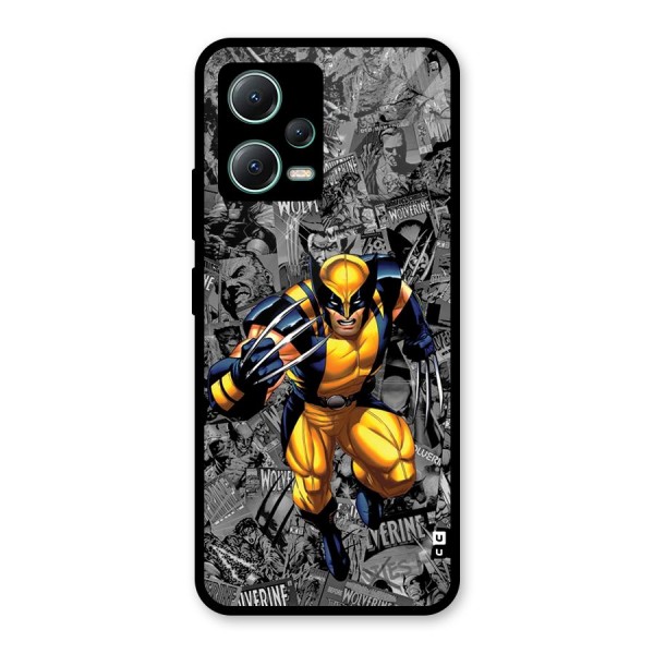 Logan Stance Glass Back Case for Poco X5