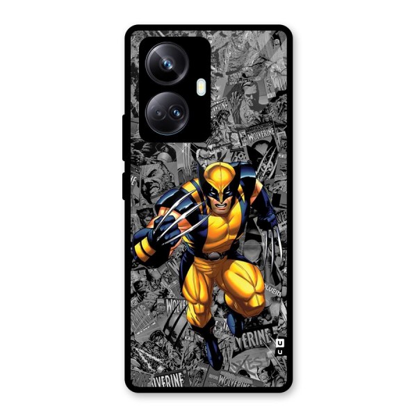 Logan Stance Glass Back Case for Realme 10 Pro Plus