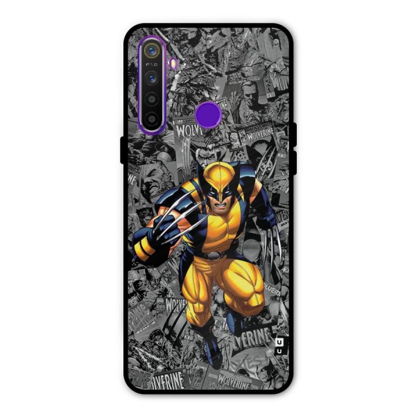 Logan Stance Glass Back Case for Realme 5s