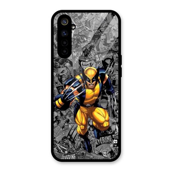 Logan Stance Glass Back Case for Realme 6