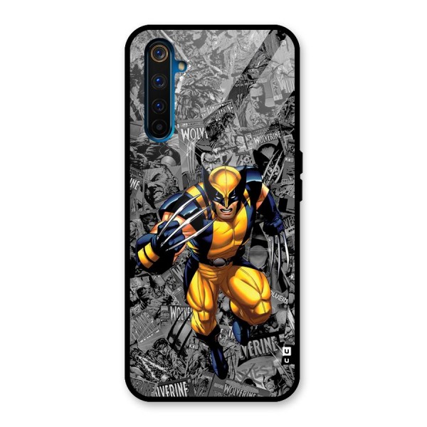 Logan Stance Glass Back Case for Realme 6 Pro