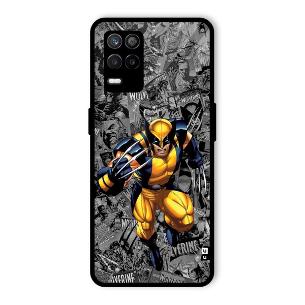 Logan Stance Glass Back Case for Realme 8 5G