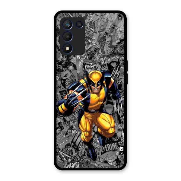 Logan Stance Glass Back Case for Realme 9 5G Speed