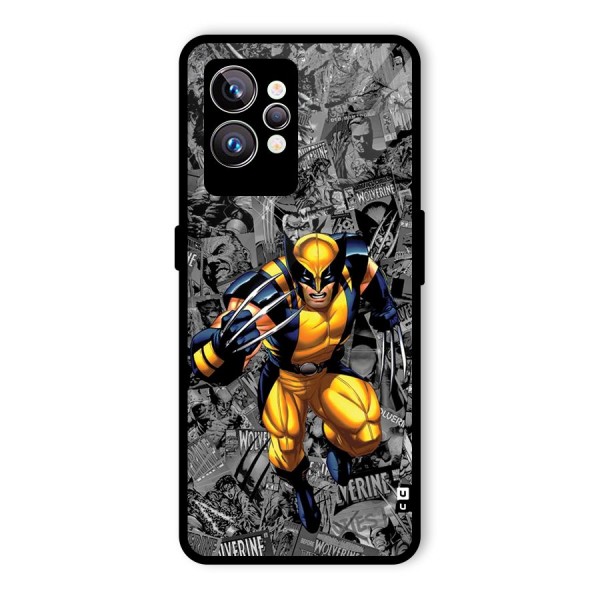 Logan Stance Glass Back Case for Realme GT2 Pro