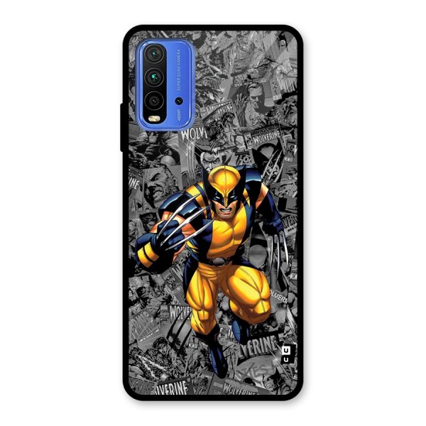 Logan Stance Glass Back Case for Redmi 9 Power