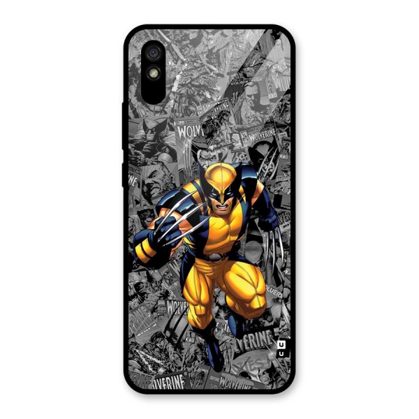 Logan Stance Glass Back Case for Redmi 9i