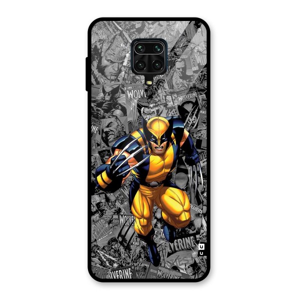 Logan Stance Glass Back Case for Redmi Note 10 Lite