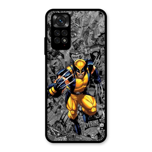 Logan Stance Glass Back Case for Redmi Note 11S