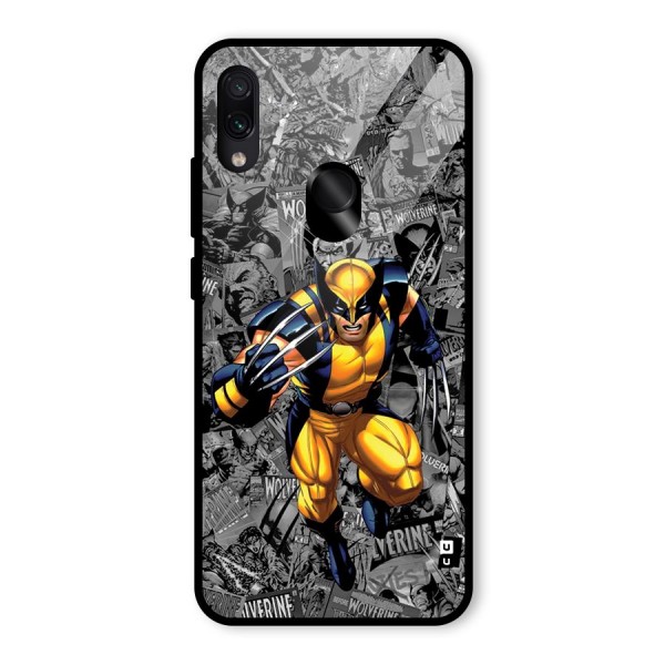 Logan Stance Glass Back Case for Redmi Note 7