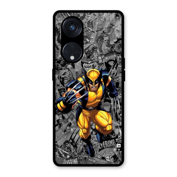 Logan Stance Glass Back Case for Reno8 T 5G