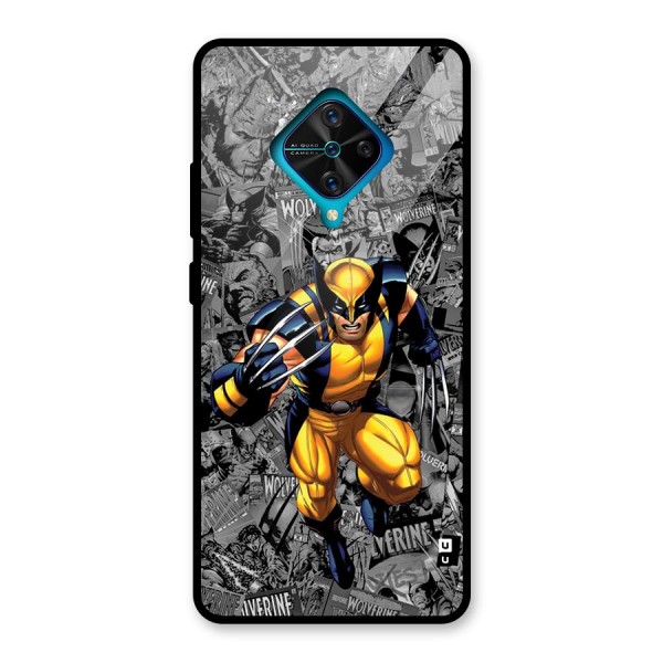 Logan Stance Glass Back Case for Vivo S1 Pro