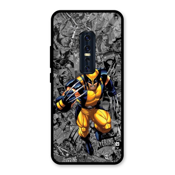 Logan Stance Glass Back Case for Vivo V17 Pro