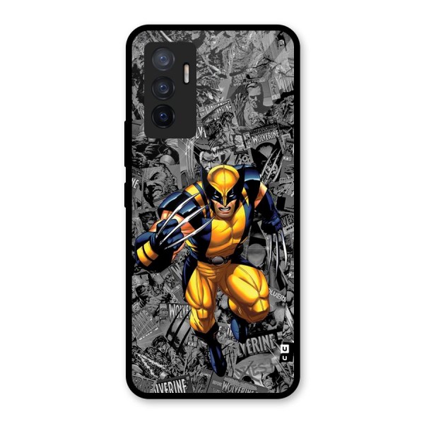 Logan Stance Glass Back Case for Vivo V23e