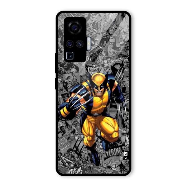 Logan Stance Glass Back Case for Vivo X50 Pro