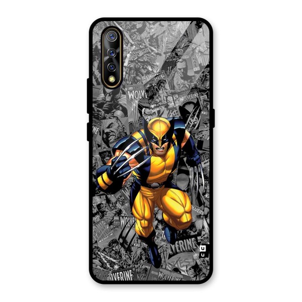 Logan Stance Glass Back Case for Vivo Z1x