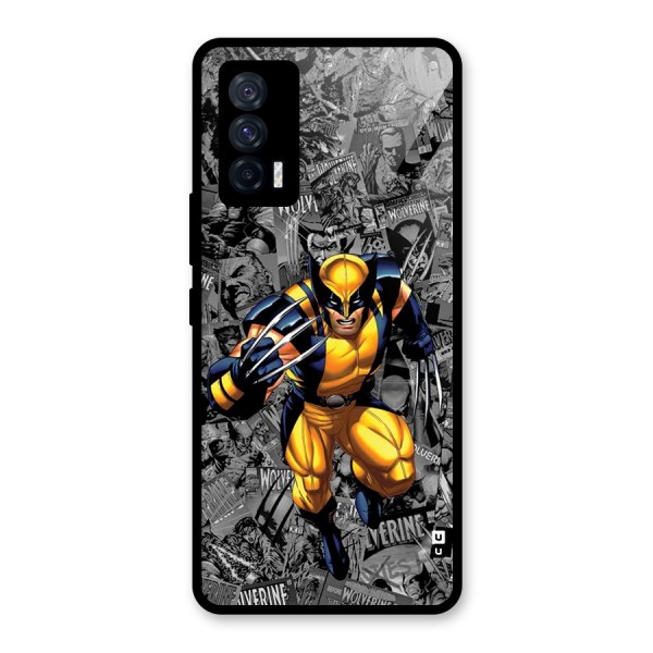 Logan Stance Glass Back Case for Vivo iQOO 7 5G