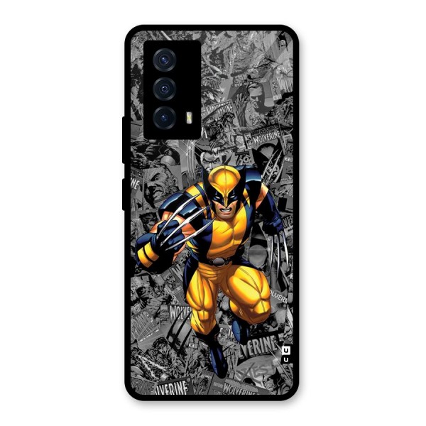 Logan Stance Glass Back Case for Vivo iQOO Z5