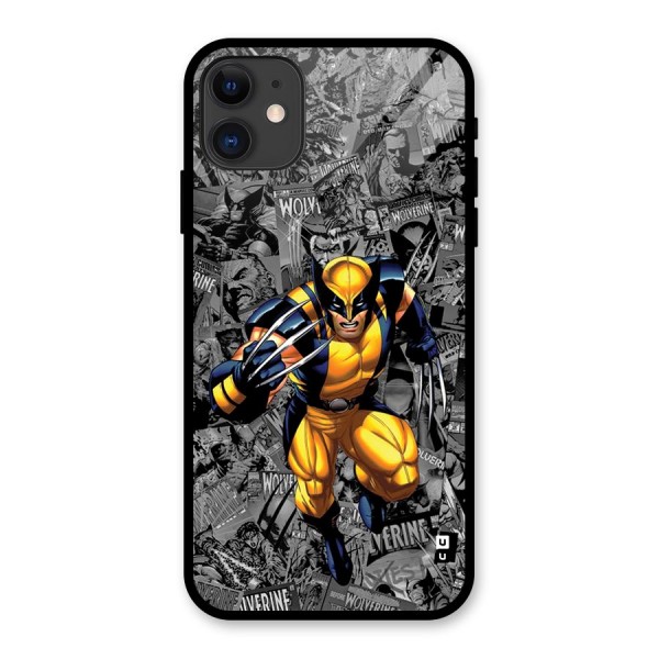 Logan Stance Glass Back Case for iPhone 11