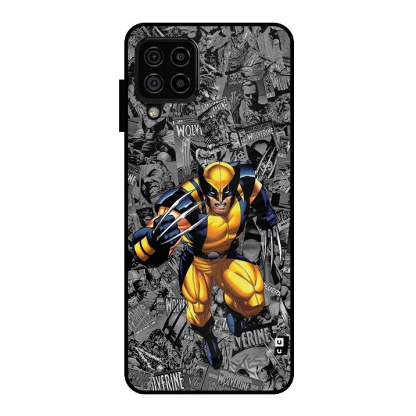 Logan Stance Metal Back Case for Galaxy A22 4G