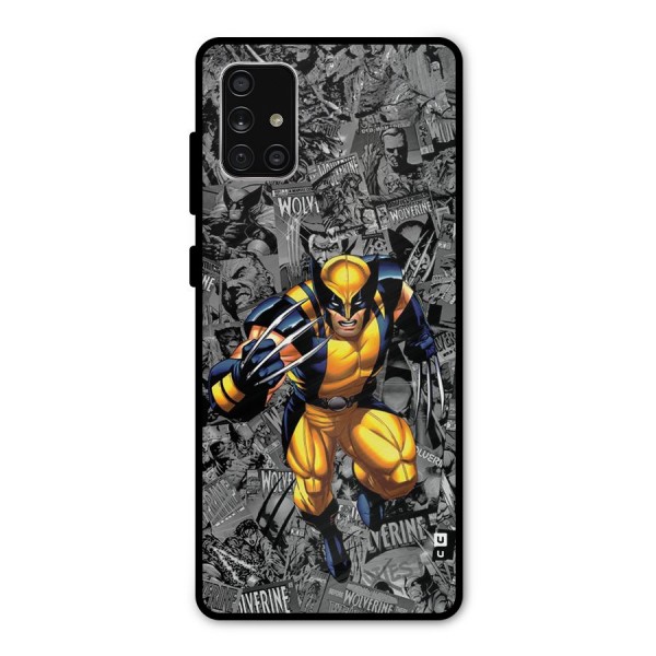 Logan Stance Metal Back Case for Galaxy A71