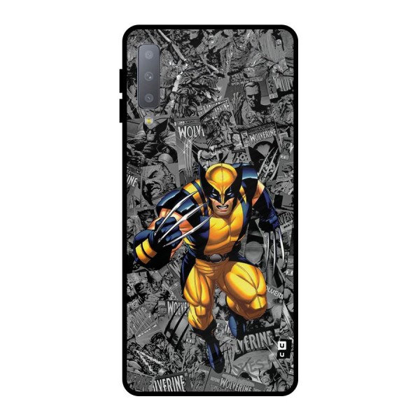 Logan Stance Metal Back Case for Galaxy A7 (2018)