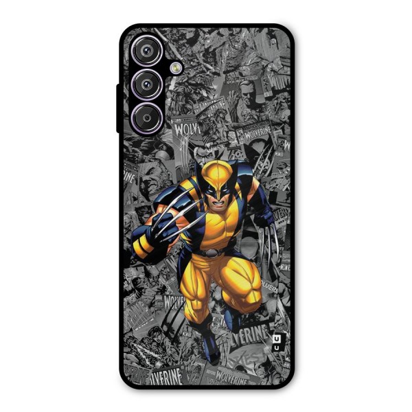 Logan Stance Metal Back Case for Galaxy F15