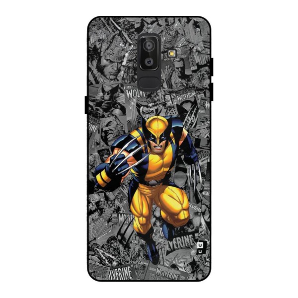 Logan Stance Metal Back Case for Galaxy J8