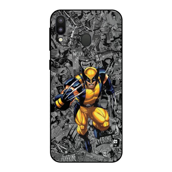 Logan Stance Metal Back Case for Galaxy M20