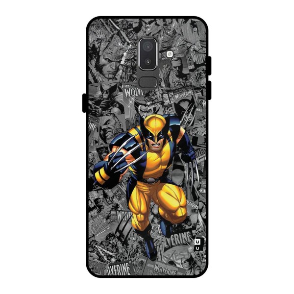 Logan Stance Metal Back Case for Galaxy On8 (2018)