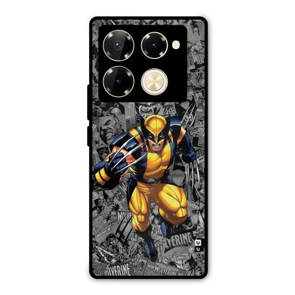 Logan Stance Metal Back Case for Infinix Note 40 Pro