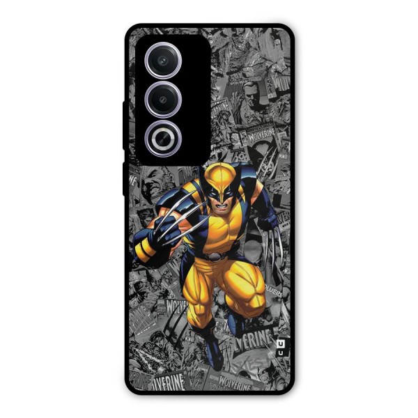 Logan Stance Metal Back Case for Oppo A3 Pro